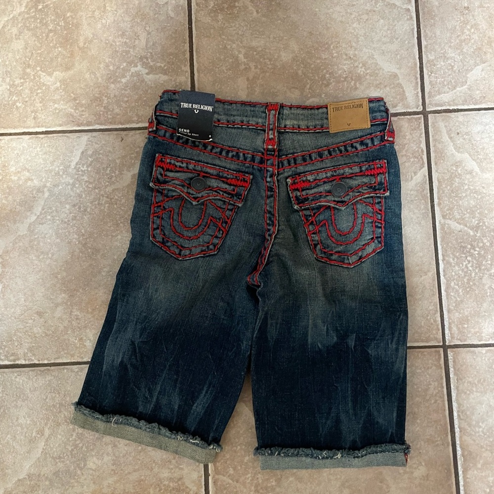 NWT True Religion Boys Geno Super T Shorts, Size 8